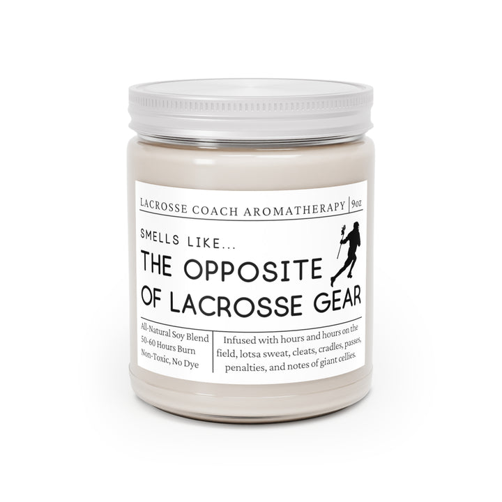 Lacrosse Coach Candle - Smells Like the Opposite of Lacrosse Gear