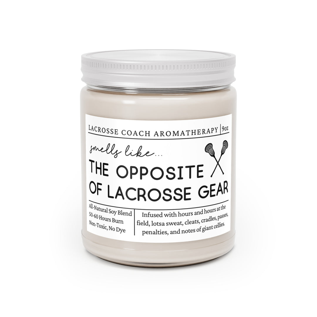 Lacrosse Coach Candle - Smells Like the Opposite of Lacrosse Gear