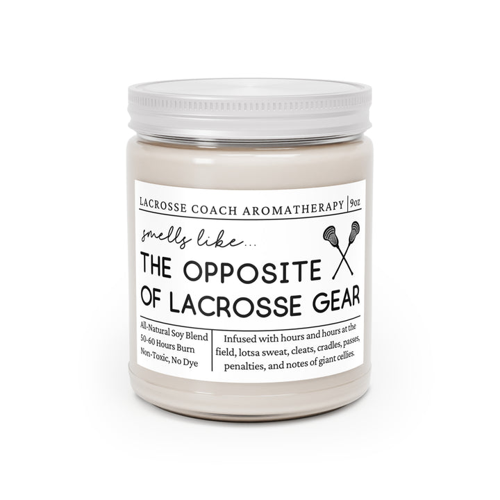 Lacrosse Coach Candle - Smells Like the Opposite of Lacrosse Gear