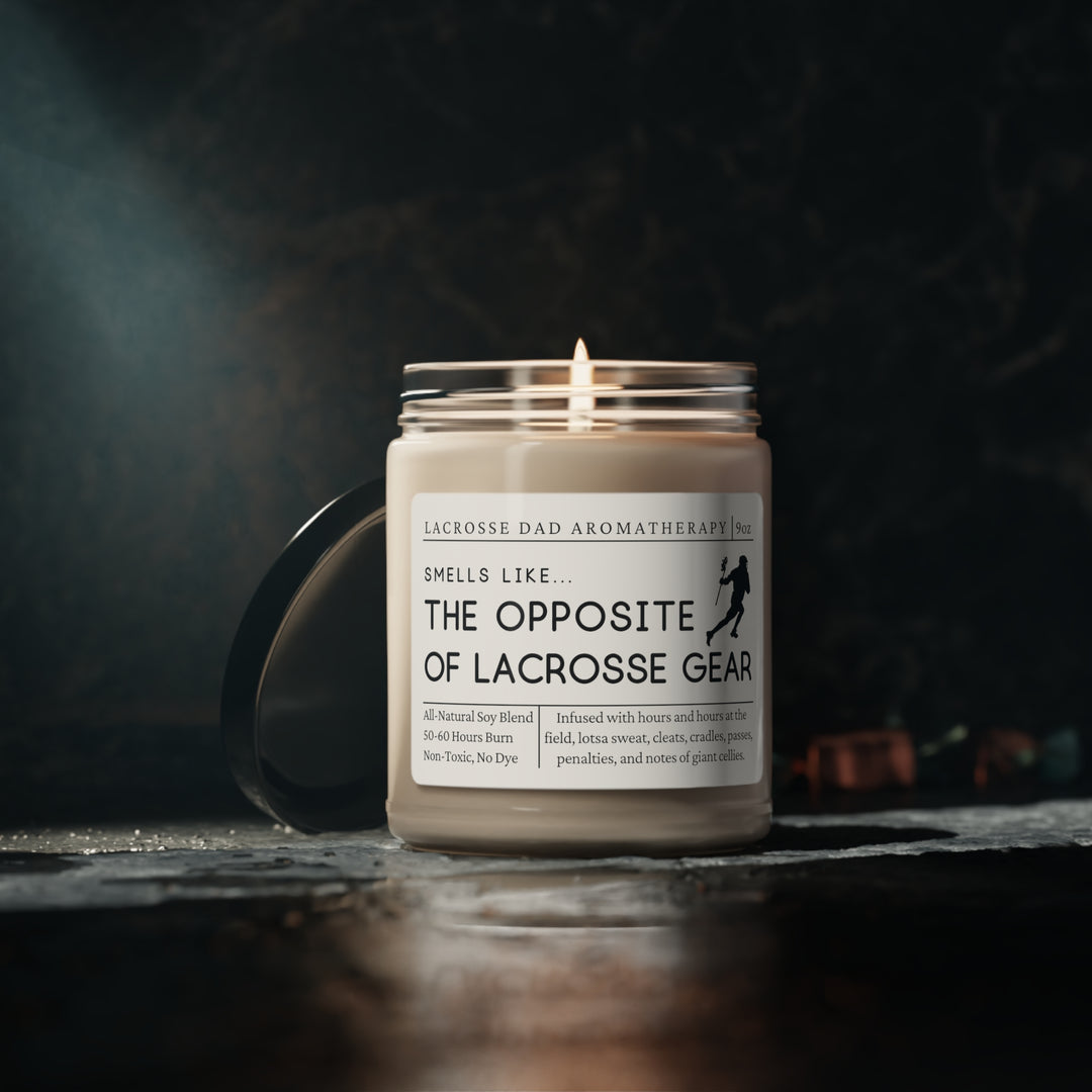 Lacrosse Dad Candle - Smells Like the Opposite of Lacrosse Gear