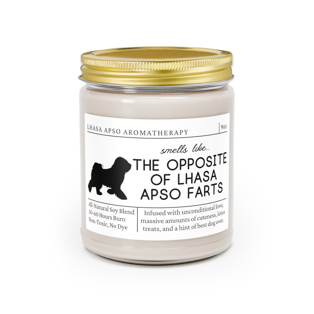 Lhasa Apso Candle - Smells Like The Opposite Of Lhasa Apso Farts