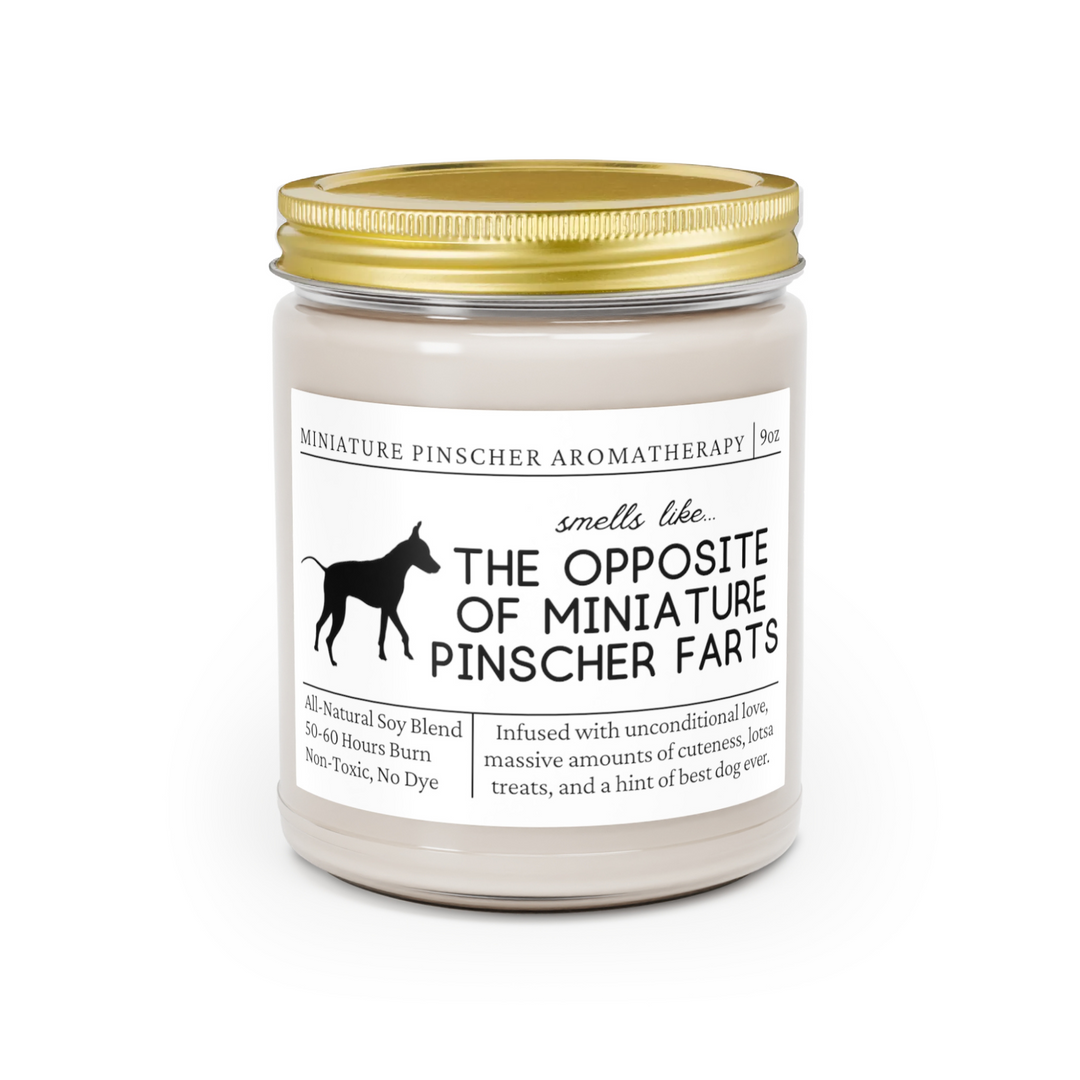 Miniature Pinscher Candle - Smells Like The Opposite Of Miniature Pinscher Farts