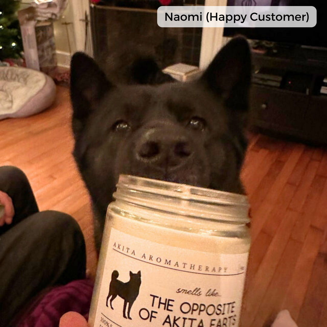 Akita Candle - Smells Like The Opposite Of Akita Farts