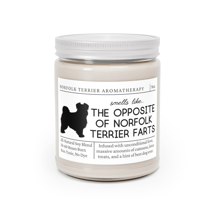 Norfolk Terrier Candle - Smells Like The Opposite Of Norfolk Terrier Farts