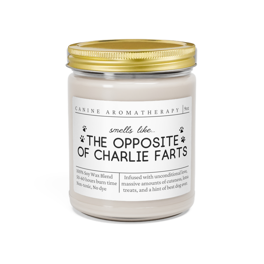 Personalized Dog Fart Candle - Smells Like The Opposite Of Candle