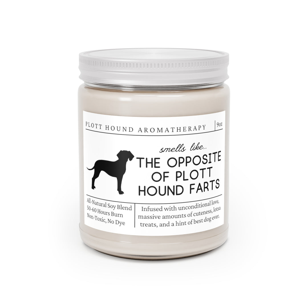 Plott Hound Candle - Smells Like The Opposite Of Plott Hound Farts