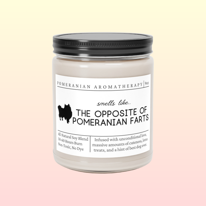 Pomeranian Candle - Smells Like The Opposite Of Pomeranian Farts