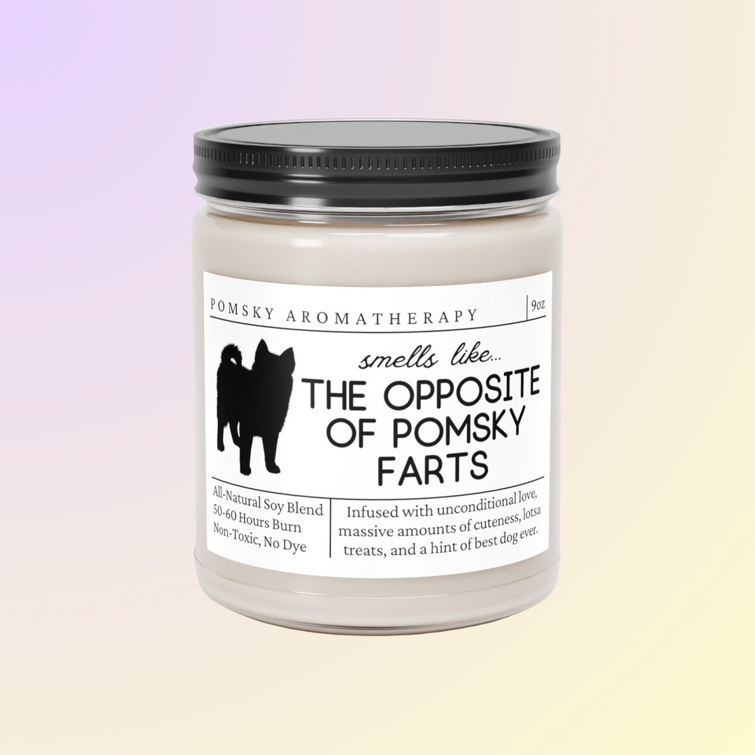 Pomsky Candle - Smells Like The Opposite Of Pomsky Farts