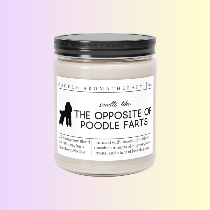 Poodle Candle - Smells Like The Opposite Of Poodle Farts