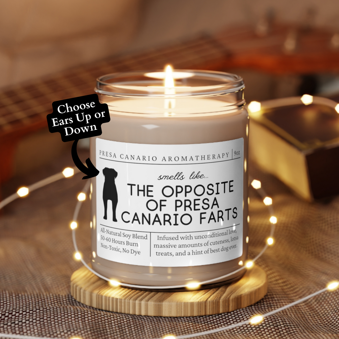 Presa Canario Candle - Smells Like the Opposite of Presa Canario Farts