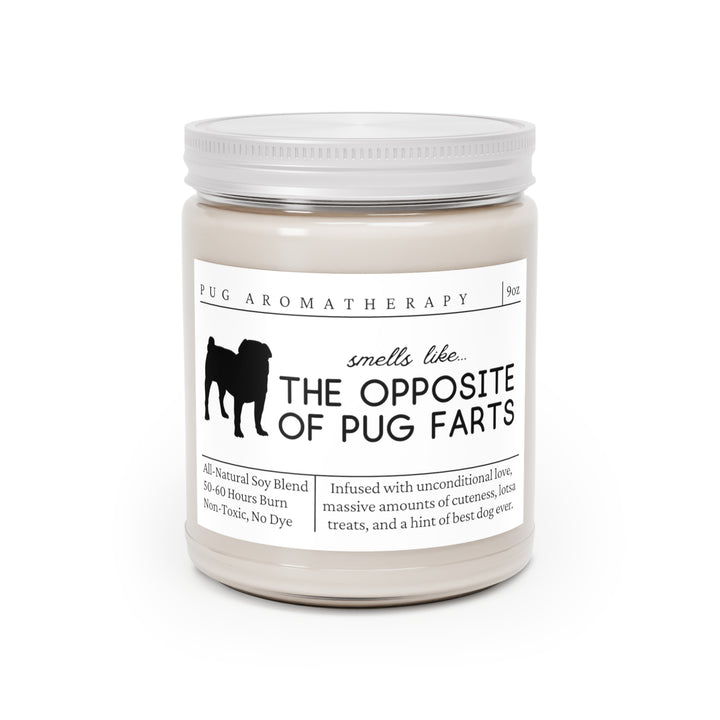 Pug Candle - Smells Like The Opposite Of Pug Farts