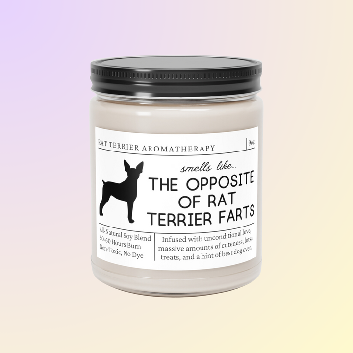 Rat Terrier Candle - Smells Like The Opposite Of Rat Terrier Farts