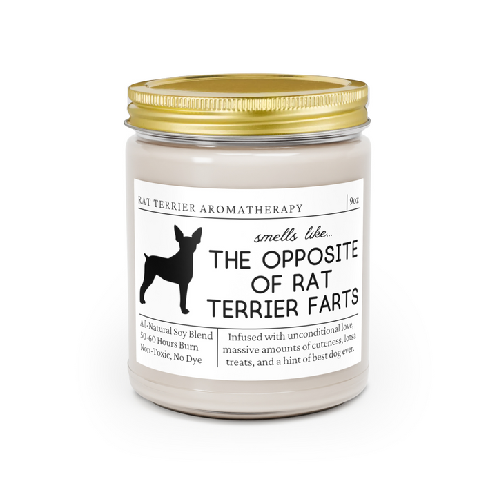 Rat Terrier Candle - Smells Like The Opposite Of Rat Terrier Farts