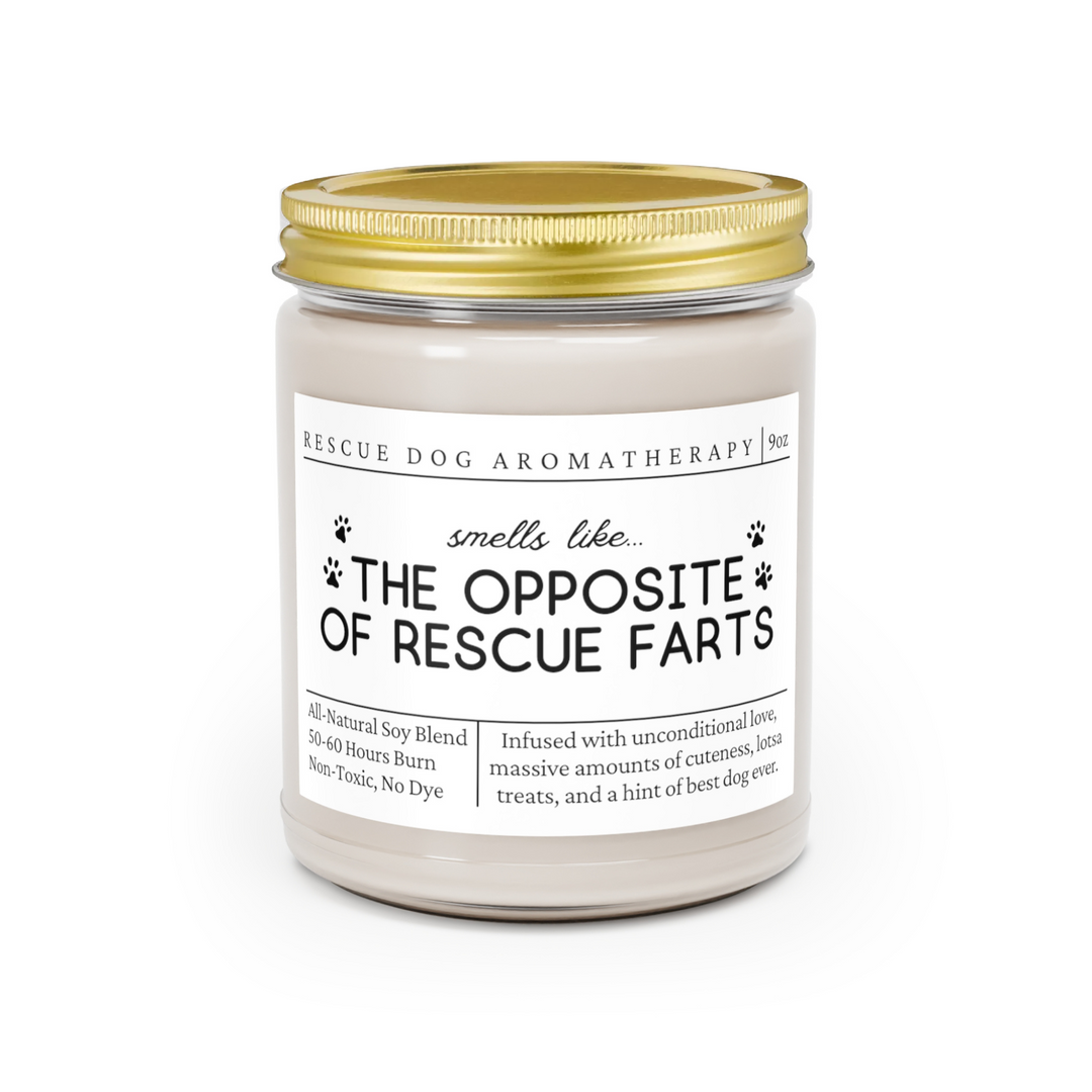 Rescue Dog Candle - Smells Like The Opposite Of Rescue Dog Farts