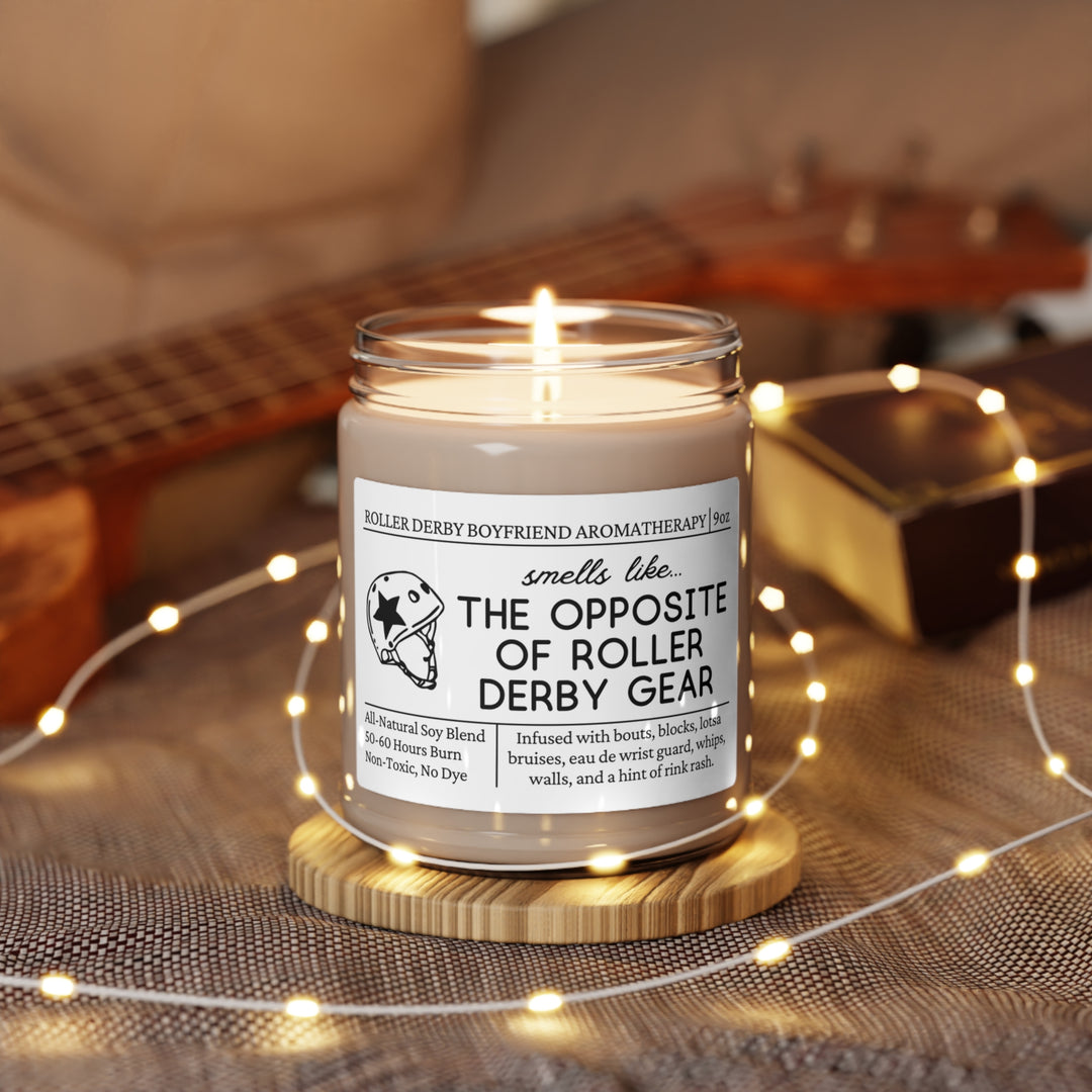 Roller Derby Boyfriend Candle - Smells Like the Opposite of Roller Derby Gear