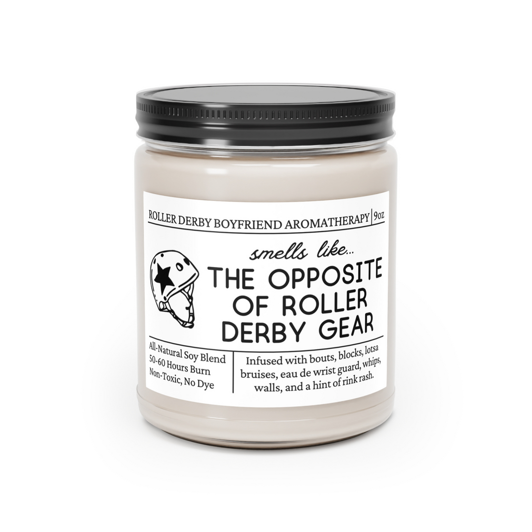 Roller Derby Boyfriend Candle - Smells Like the Opposite of Roller Derby Gear