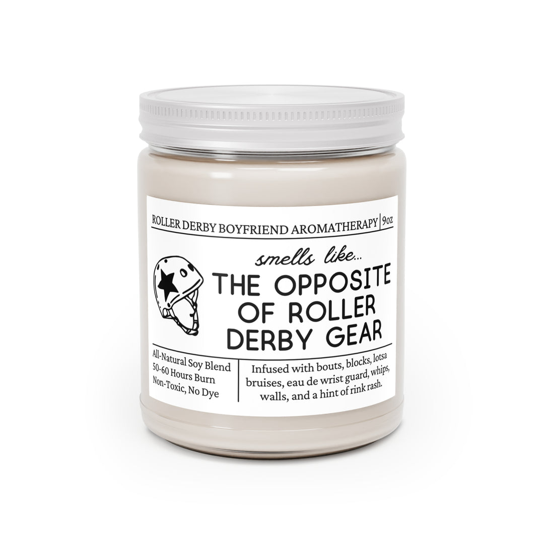 Roller Derby Boyfriend Candle - Smells Like the Opposite of Roller Derby Gear