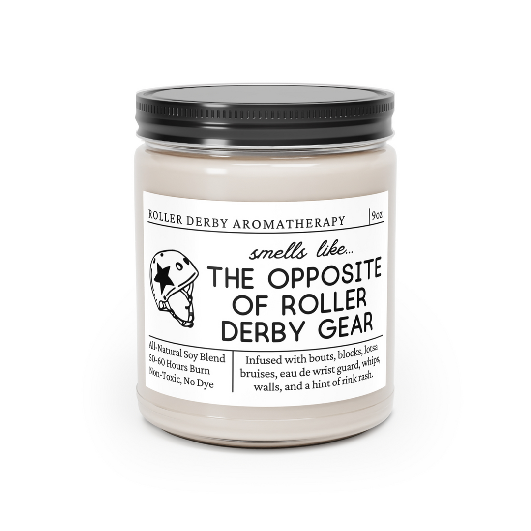 Roller Derby Candle - Smells Like the Opposite of Roller Derby Gear