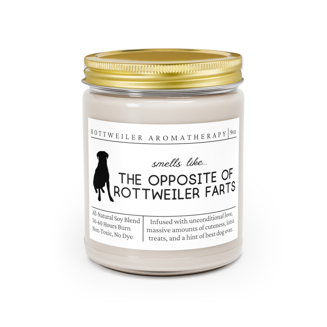 Rottweiler Candle - Smells Like The Opposite Of Rottweiler Farts