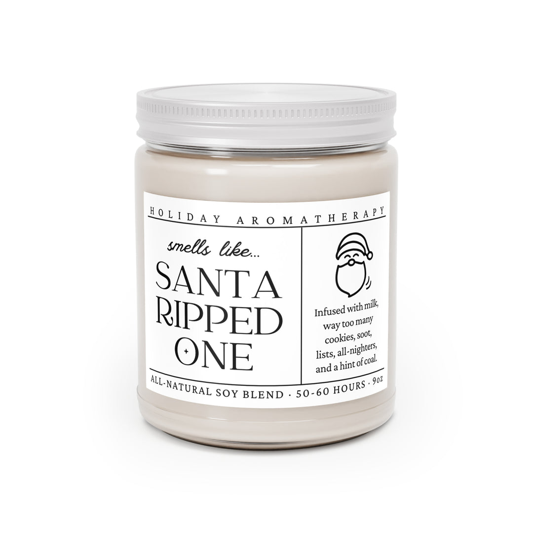 Smells Like Santa Ripped One Candle