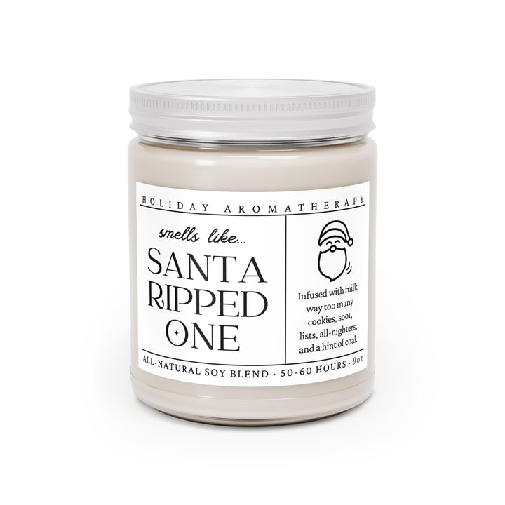 Smells Like Santa Ripped One Candle