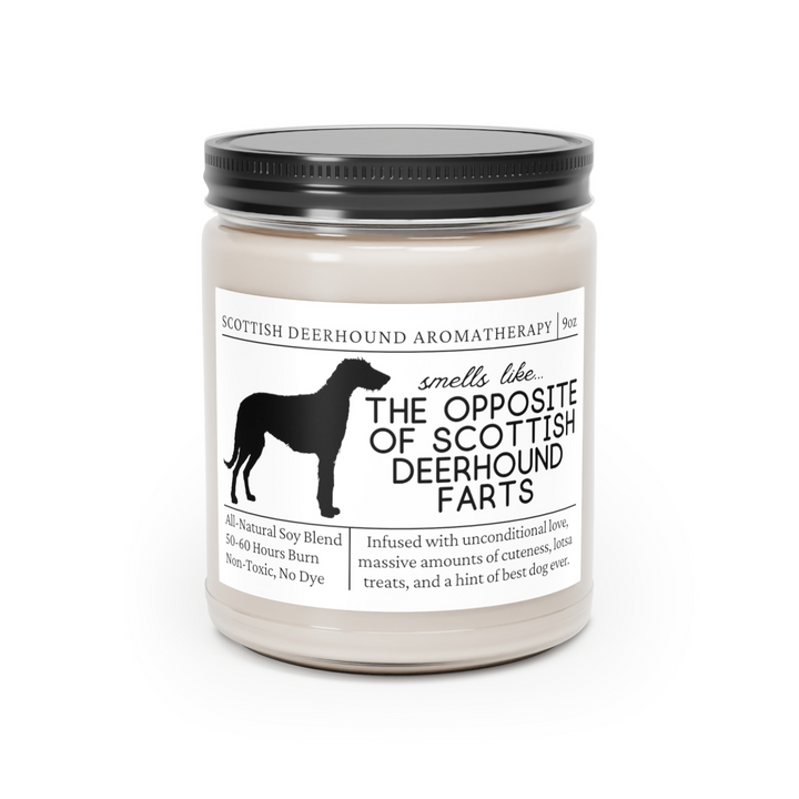 Scottish Deerhound Candle - Smells Like The Opposite Of Scottish Deerhound Farts