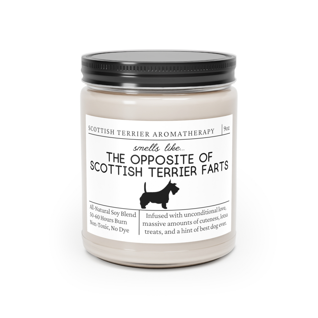 Scottish Terrier Candle - Smells Like The Opposite Of Scottish Terrier Farts