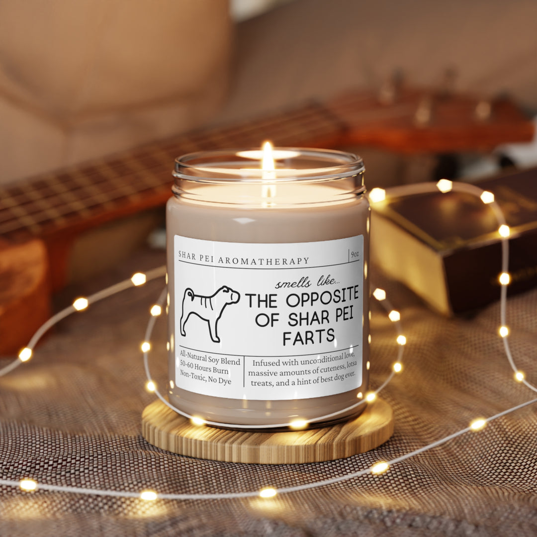 Shar Pei Candle - Smells Like The Opposite Of Shar Pei Farts