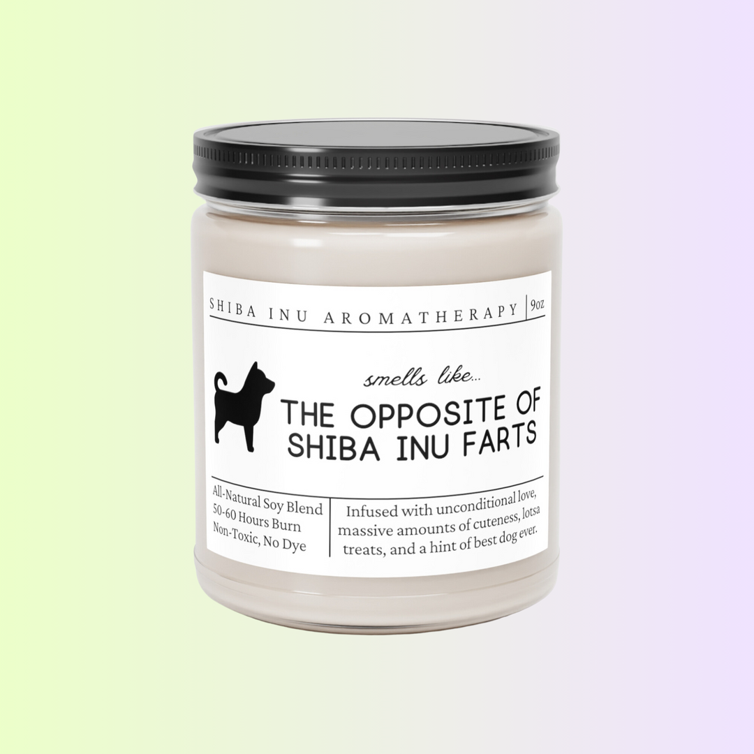 Shiba Inu Candle - Smells Like The Opposite Of Shiba Inu Farts