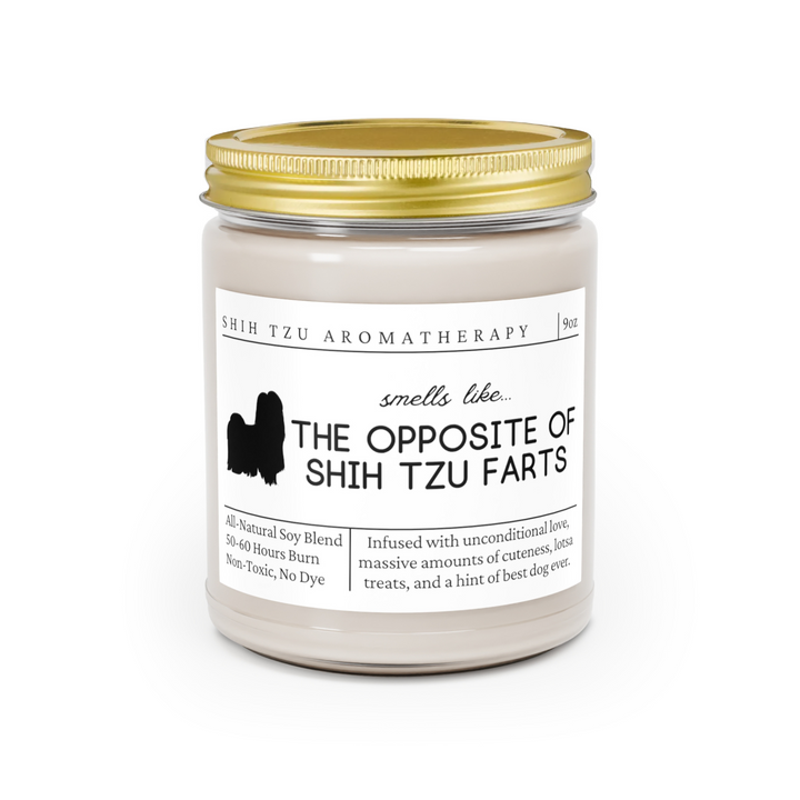 Shih Tzu Candle - Smells Like The Opposite Of Shih Tzu Farts