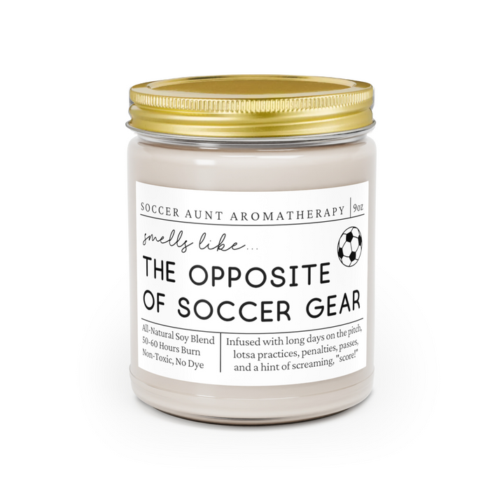 Soccer Aunt Candle - Smells Like the Opposite of Soccer Gear