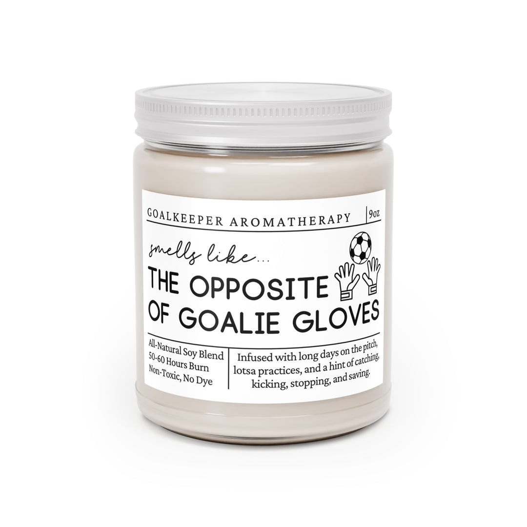 Soccer Goalie Candle - Smells Like the Opposite of Goalie Gloves