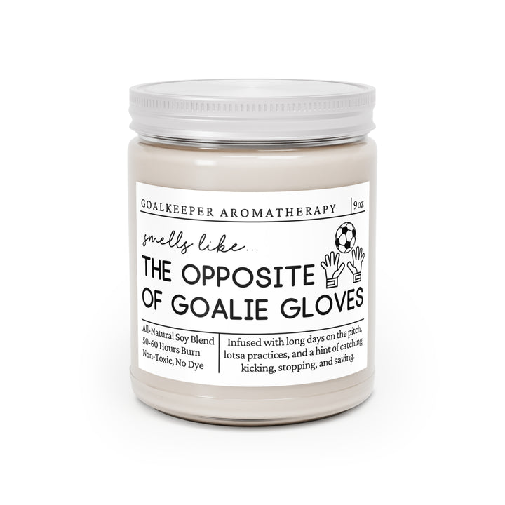 Soccer Goalie Candle - Smells Like the Opposite of Goalie Gloves