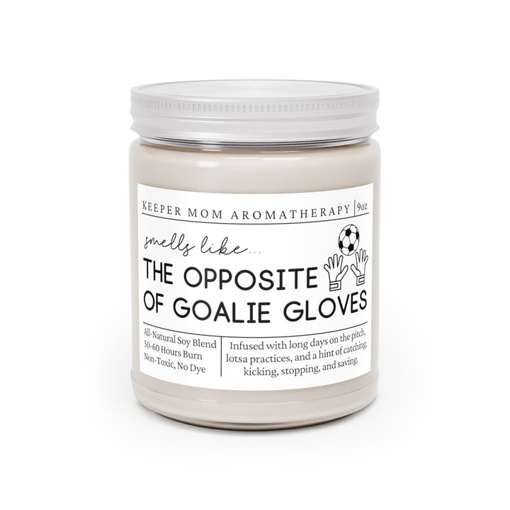 Soccer Goalie Mom Candle - Smells Like the Opposite of Goalie Gloves