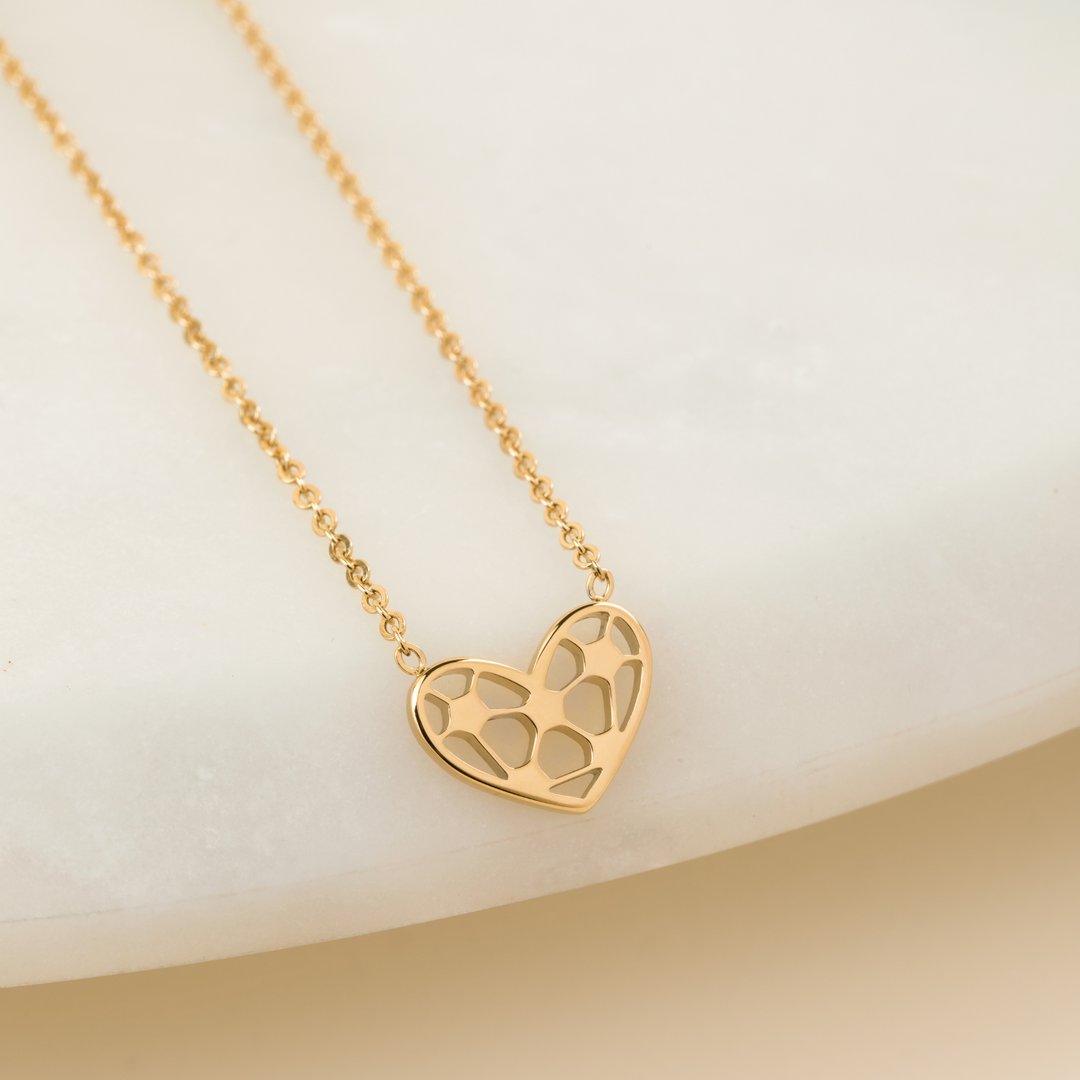 Soccer Heart Necklace