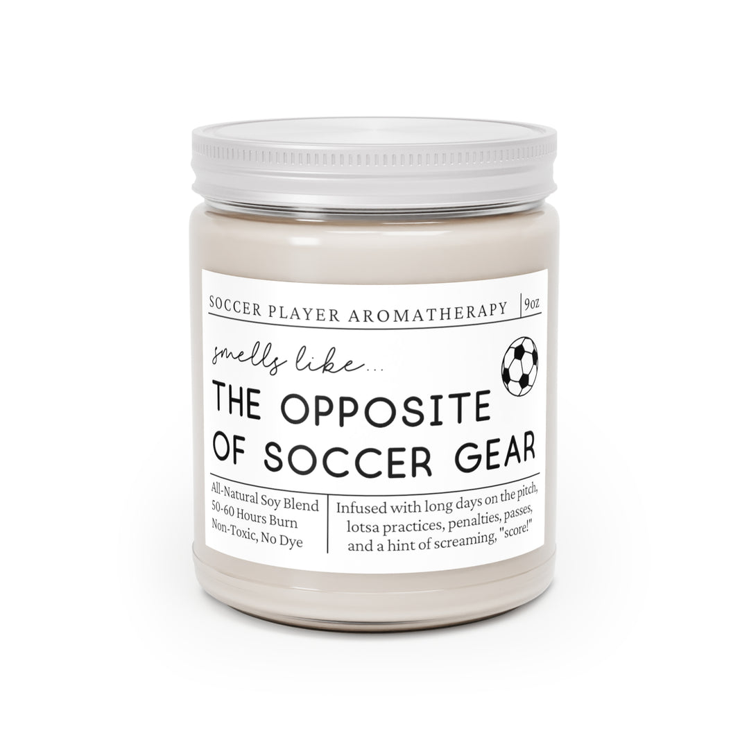 Soccer Player Candle - Smells Like the Opposite of Soccer Gear