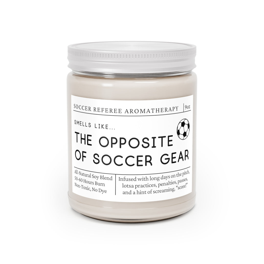 Soccer Referee Candle - Smells Like the Opposite of Soccer Gear