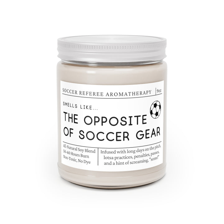 Soccer Referee Candle - Smells Like the Opposite of Soccer Gear