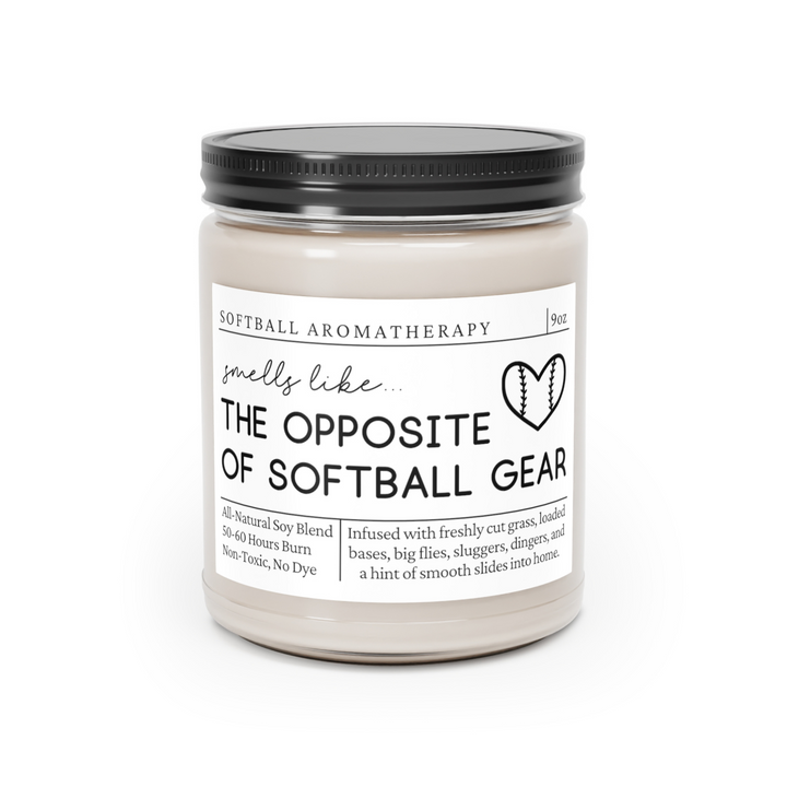 Softball Candle - Smells Like The Opposite Of Softball Gear