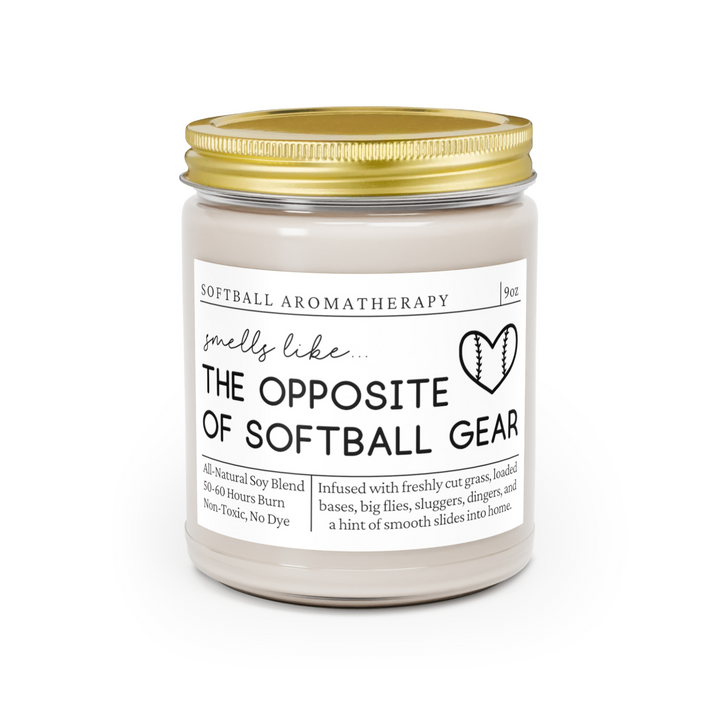 Softball Candle - Smells Like The Opposite Of Softball Gear