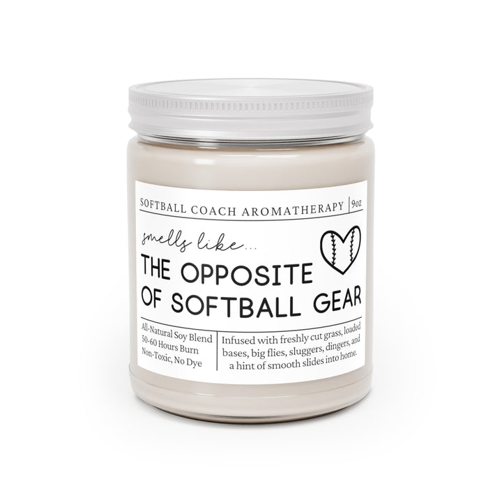 Softball Coach Candle - Smells Like The Opposite Of Softball Gear