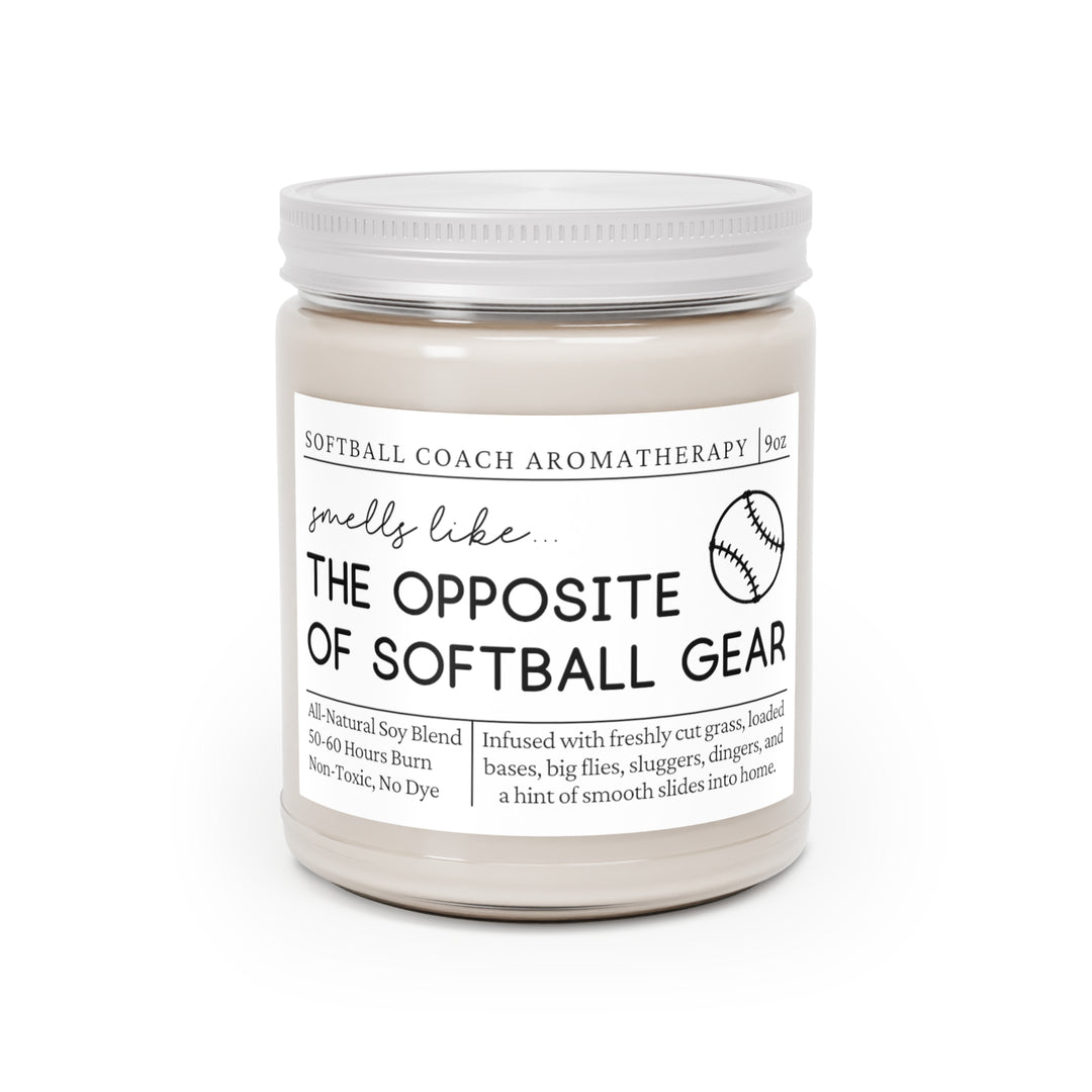 Softball Coach Candle - Smells Like The Opposite Of Softball Gear