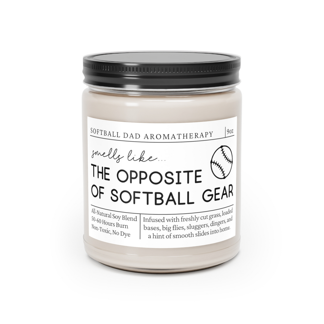 Softball Dad Candle - Smells Like the Opposite of Softball Gear