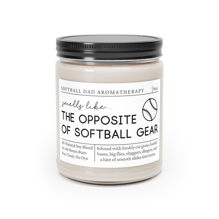 Softball Dad Candle - Smells Like the Opposite of Softball Gear