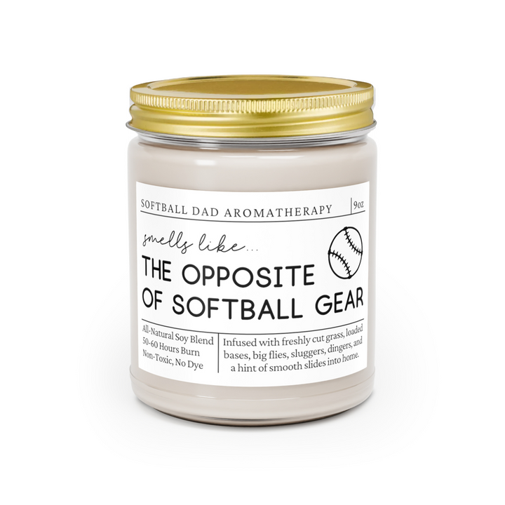 Softball Dad Candle - Smells Like the Opposite of Softball Gear