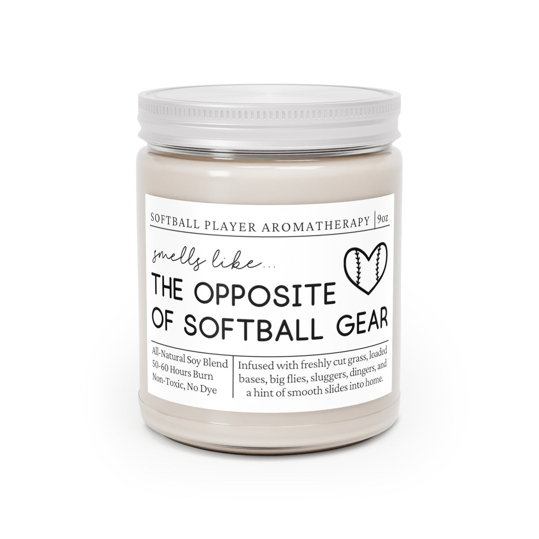 Softball Player Candle - Smells Like The Opposite Of Softball Gear