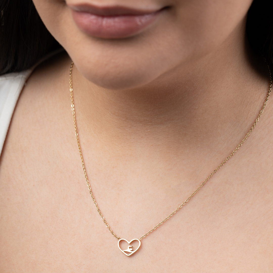 Swim Heart Necklace