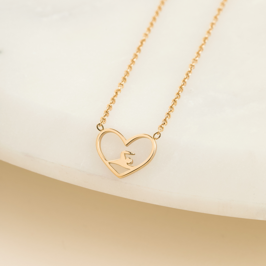 Swim Heart Necklace