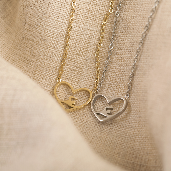 Swim Heart Necklace