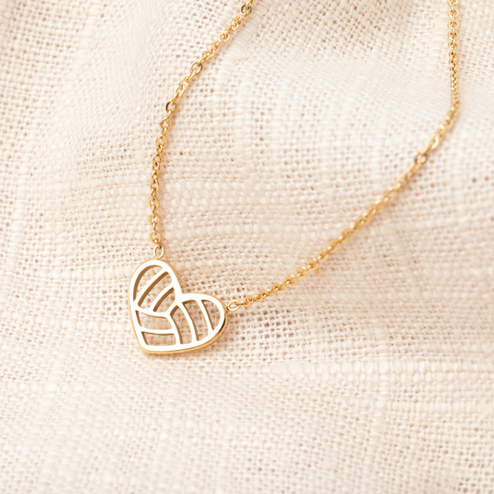 Volleyball Heart Necklace